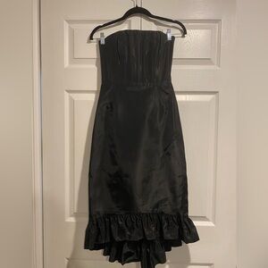 Vintage Betsey Johnson Evening Black Bustier Dress